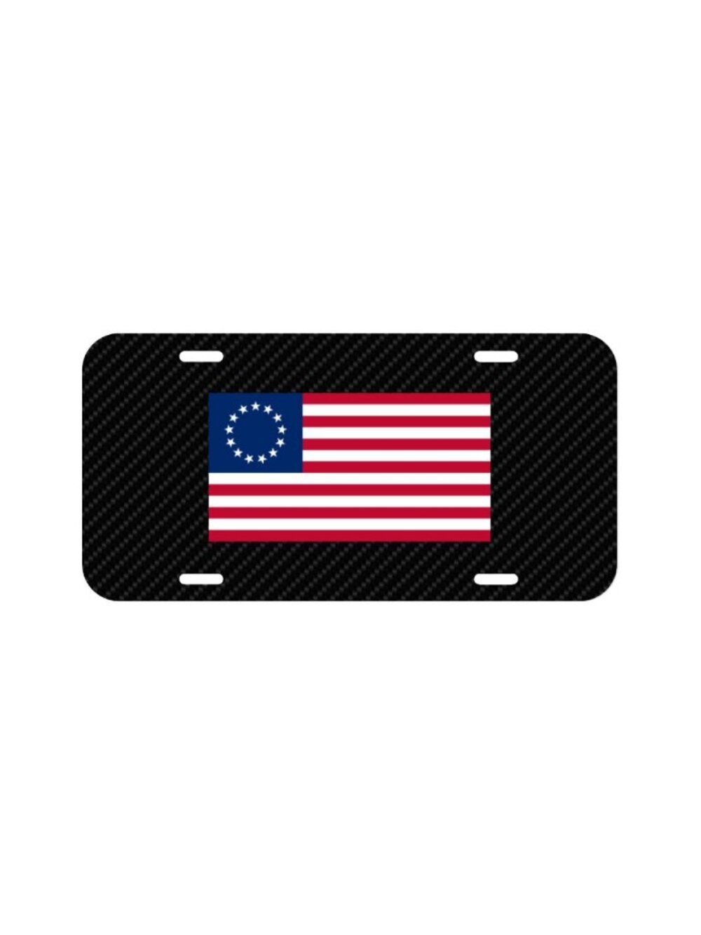 NEW Betsy Ross USA US American Flag 1776 Aluminum License Plate CAR SUV Truck